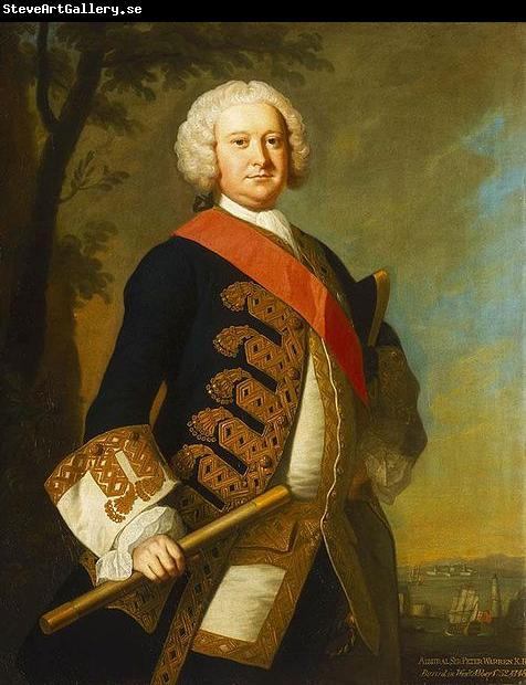 Grace Hudson Portrait of Admiral Sir Peter Warren